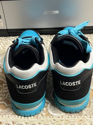 Zapatillas Lacoste Missouri Negras y Turquesa