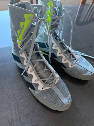 Zapatillas Boxeo Adidas Grises y Verdes