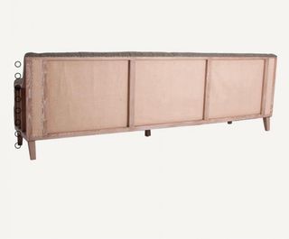 Sofá verde de madera