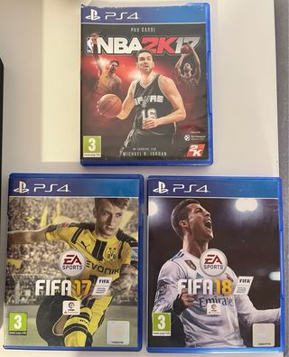 PS4 (PlayStation 4) Negra + 2 Mandos + Juegos