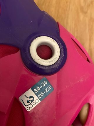 Patines Oxelo rosas y morados