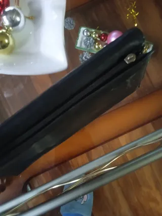 Monedero de cuero DIESEL ORIGINAL negro