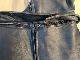 Tuta pelle moto vintage anni '80