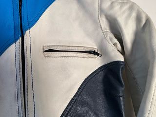 Tuta pelle moto vintage anni '80