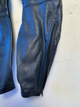 Tuta pelle moto vintage anni '80