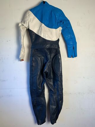 Tuta pelle moto vintage anni '80