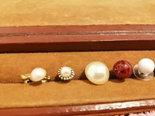 Lote pendientes individuales perlas y detalles