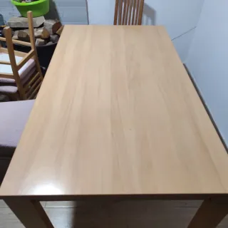 Mesa de salón extensible madera
