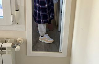 Nike Air Max 1 ‘87 T Mujer Beige/Blanco