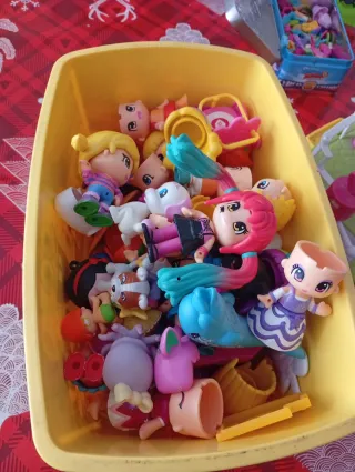 Lote Pin y Pon: Noria y Puesto y casa de brujita