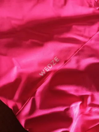 Pantaloni da sci rosa fluo