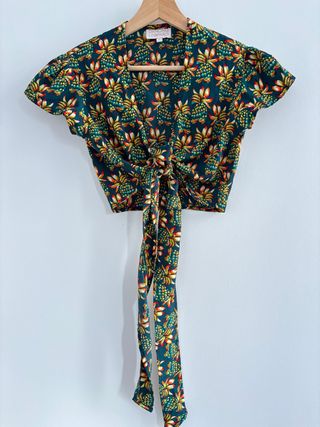 Dancing Leopard Top Piñas Talla S