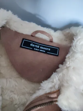 Cazadora efecto ante forrada mujer T. M