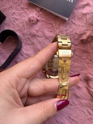 Reloj Tommy Hilfiger Dorado y Marrón