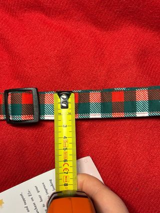 Collare per cani Elegant Little Tail a quadretti