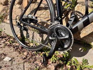 Bicicleta Trek de ruta negra