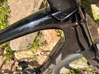 Bicicleta Trek de ruta negra