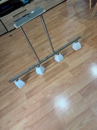 Lámpara de techo 4 focos metal