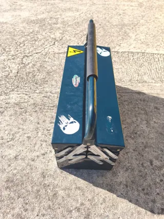 Caja de herramientas metálica plegable