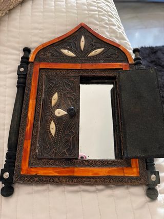 Espejo Marroquí Pared Puertas Madera