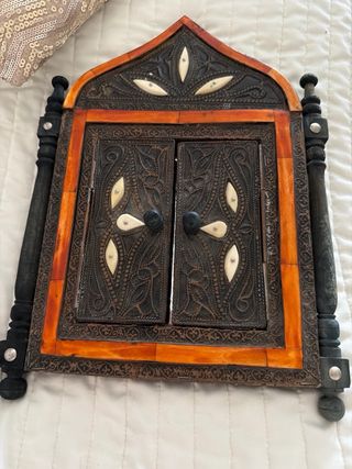 Espejo Marroquí Pared Puertas Madera