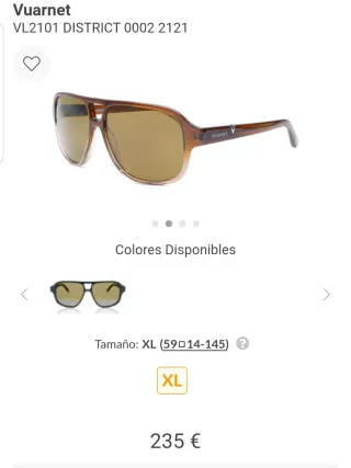 GAFAS SOL VUARNET ADULTOS, LENTES POLARIZADAS