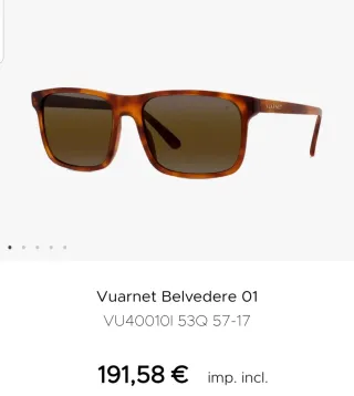 GAFAS SOL VUARNET ADULTOS, LENTES POLARIZADAS