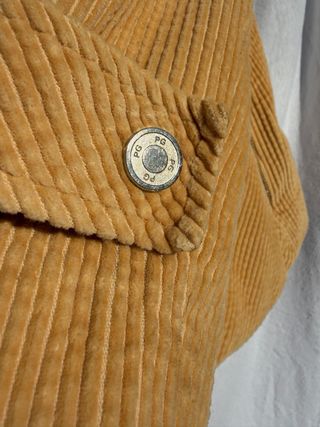 Chaqueta Corduroy Purificación García Amarilla