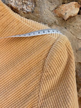 Chaqueta Corduroy Purificación García Amarilla