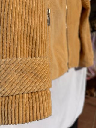 Chaqueta Corduroy Purificación García Amarilla