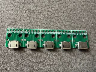 Set 5x MICRO USB → DIP Adapter (5 Pin, Tipo B)