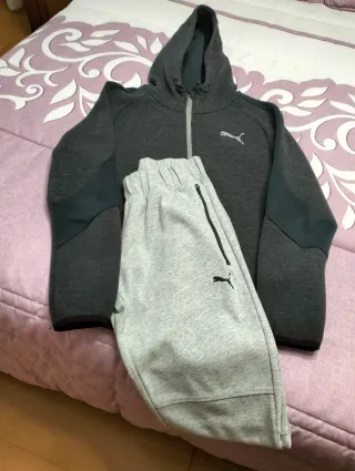 Chándal Puma Hombre Talla S Gris
