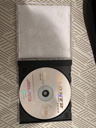 PlayStation 1 (PS1) Plata con 2 mandos