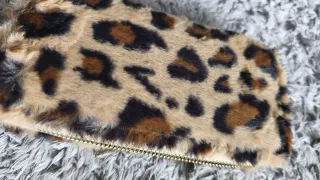 Cartera leopardo mujer