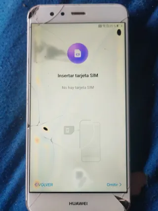 Teléfono Móvil HUAWEI Plata y blanco