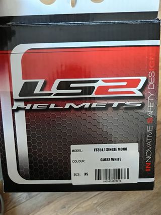 Casco Moto Blanco LS2 Integral