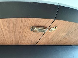 Mesa de comedor extensible madera y metal