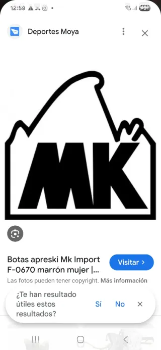 Botas MK apresky grises acolchadas