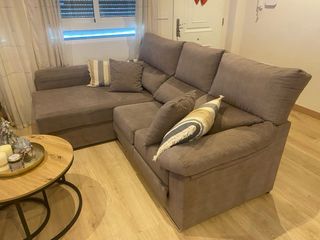 Sofá chaiselongue 3 plazas extensible