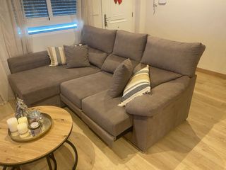 Sofá chaiselongue 3 plazas extensible