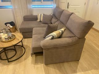 Sofá chaiselongue 3 plazas extensible