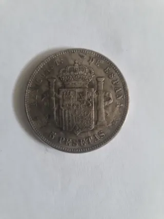 COPIA. Moneda 5 Pesetas 1888
