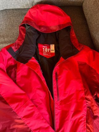 Chaqueta de nieve roja Marca Wedze Talla L