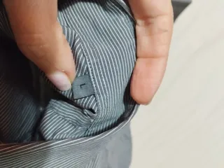 Camicia uomo Calvin Klein righe grigie