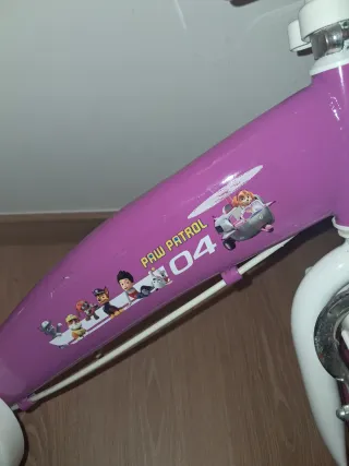 Bicicleta infantil Paw Patrol 14 pulgadas