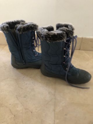 Botas nieve cálidas impermeables senderismo 37