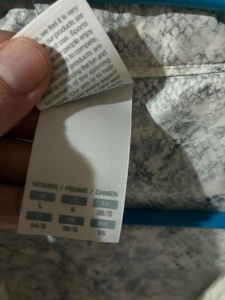 Chaqueta Mujer DescenteTalla S Estampado Serpiente