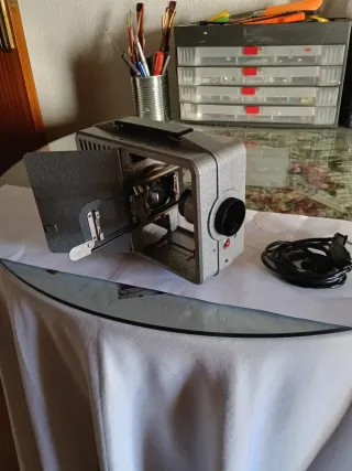Proyector Diapositivas Vintage Gris