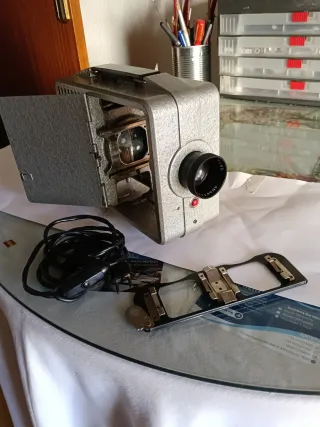Proyector Diapositivas Vintage Gris