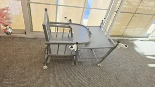 Trona de bebé gris convertible Silla bebe